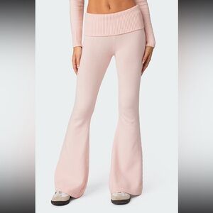 Pink Knitted Pants.